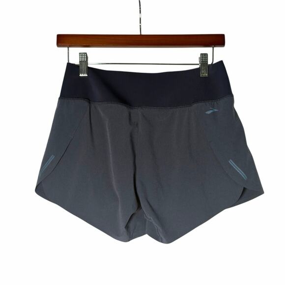 Brooks Pure Project Shorts Womens XS Blue Lined Pockets Running Activewear Gym - Picture 2 of 5